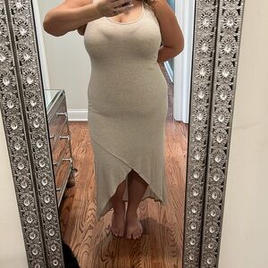 Guess Ribbed Racerback Tank Dress